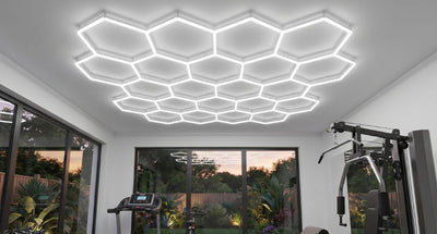 Lighting a Home Gym with Hexagon LED Lights