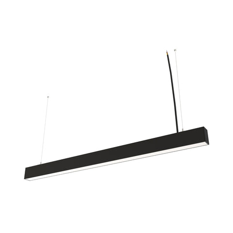 4FT (120cm) LED Linear Light with a Black Finish