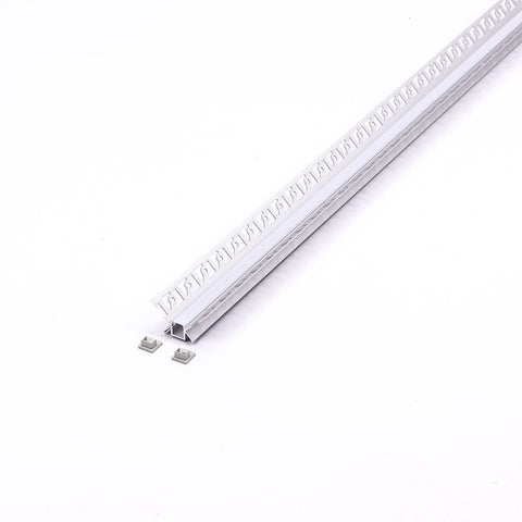 silver LED aluminium profile