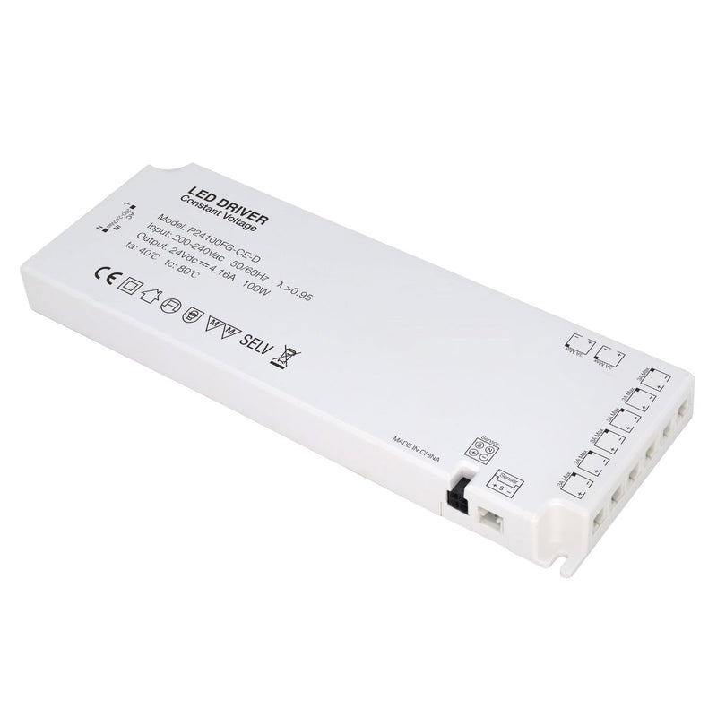 Simple Lighting - 100W Lighteez LED Driver - A close up of the sensor port corner of the driver
