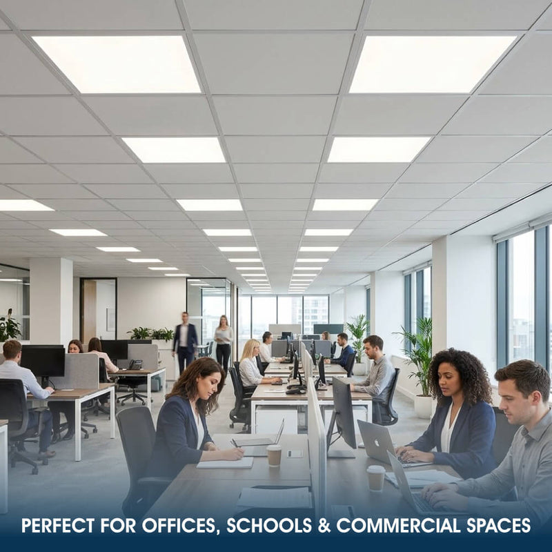SL - 600x600 LED Panel - Infographics - Perfect for Offices, Schools and Commercial Spaces