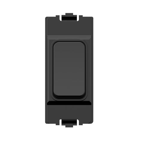 Kinetic Grid Switch - 1 Gang Wireless, Fits MK Grid Plates, black (main)