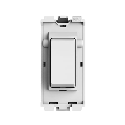 Kinetic Grid Switch - 1 Gang Wireless, Fits BG Grid Plates, White (main)
