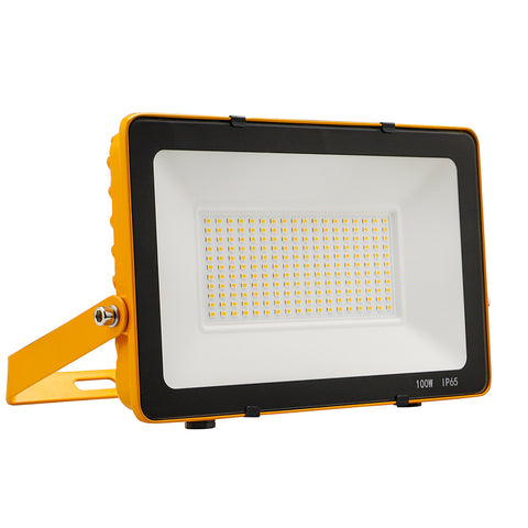 Slimline 100w, 220-240V LED Flood Light For Site Lighting