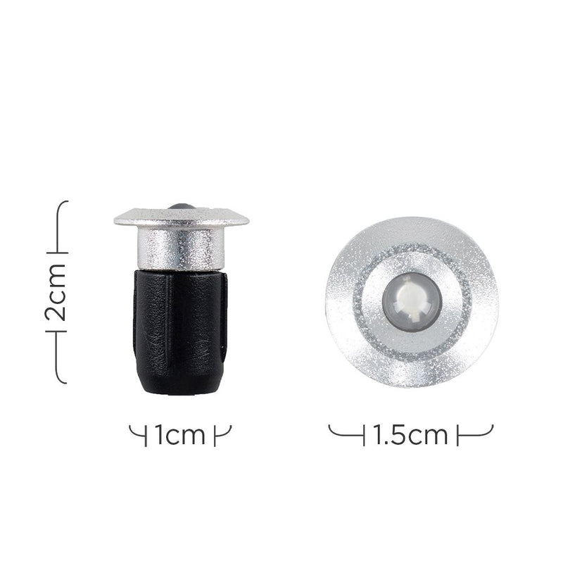 LED decking light with dimensions