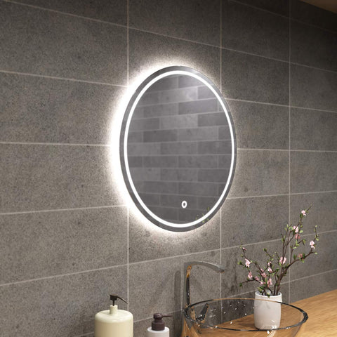 GLOW600 LED Bathroom mirror in natural white light