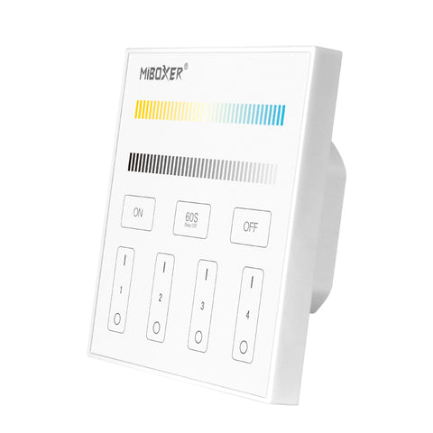 wall mounted led controller, mains powered and colour adjustable