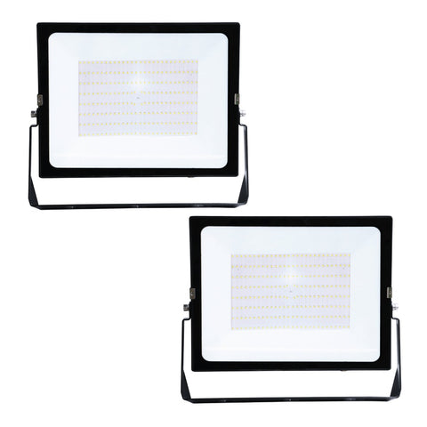 Pack of 2 Eco 200W Flood LED Outdoor Lights – 6500K Cool White
