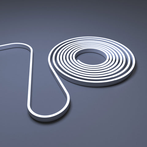 3m Long 4mm Flexible Neon Flex / Strip Lighting – Dotless – Cool White (angle 1)