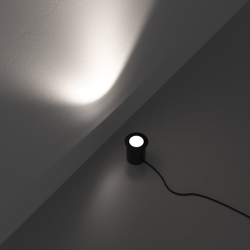 Pack of 3 Black 65mm LED Ground Lights – 5W, 4000K Natural White, IP67, 240V