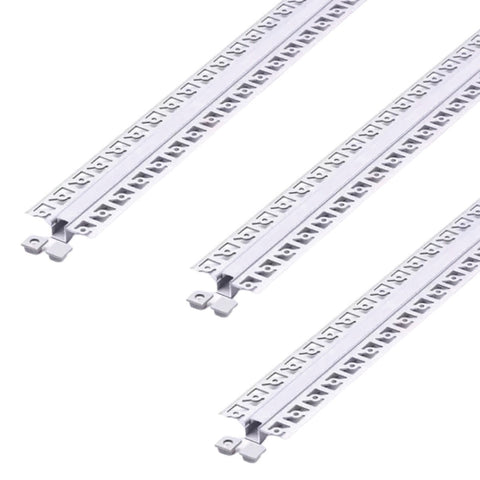 pack of three recessed LED profiles