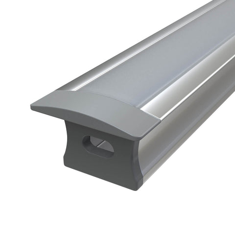 2m Recessed Mounted Aluminium LED Profile (Extrusion)