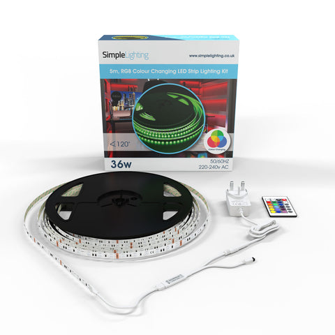 RGB strip light kit