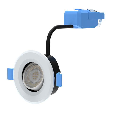 white CCT tilt downlight