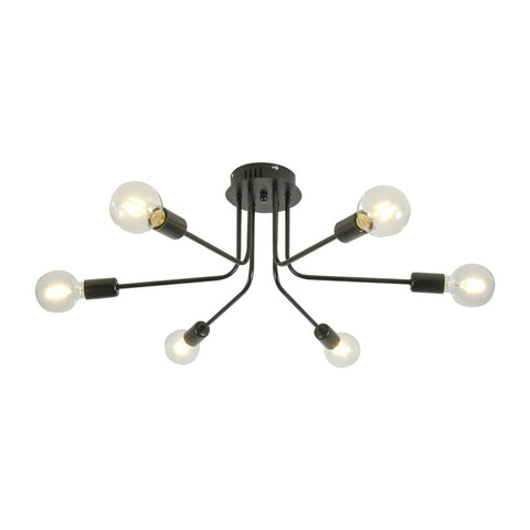 Ceiling Pendant Light with 6 Bulbs