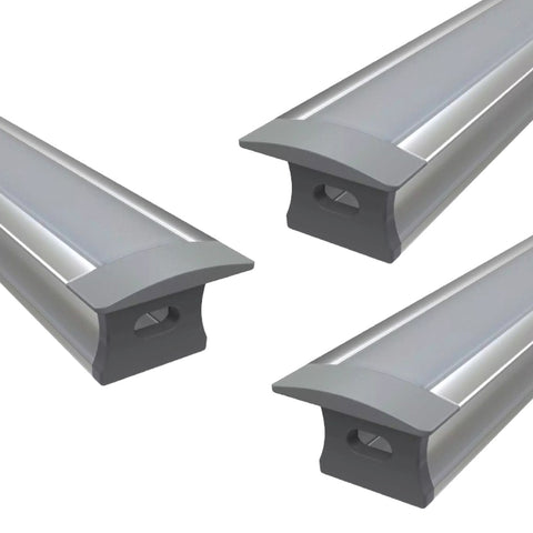 pack of 3 recessed LED profiles