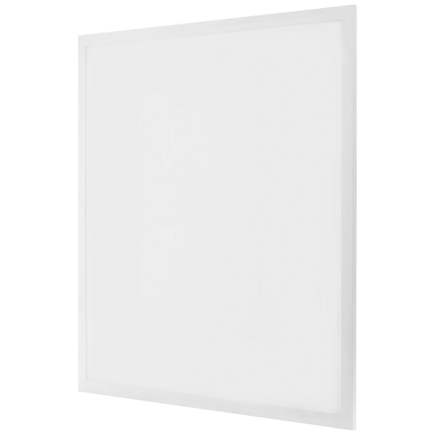 Side view of a square LED panel light