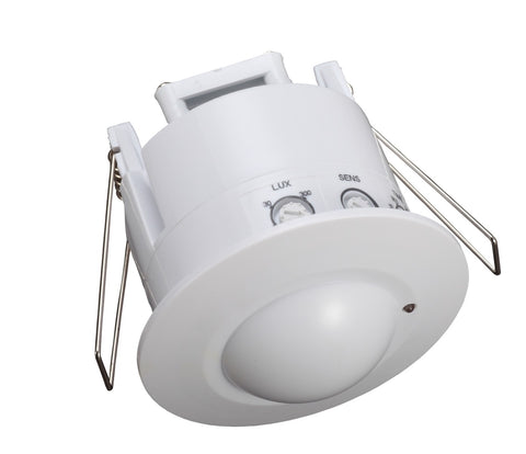 360° Recessed Microwave Sensor White 1200W