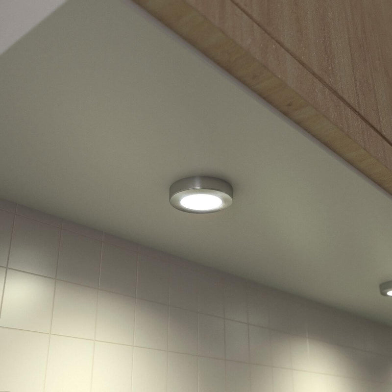 Pack of 5 - No Dot Design - Surface Mounted LED Under Cabinet Light - Ultra-High Brightness & 15w Driver