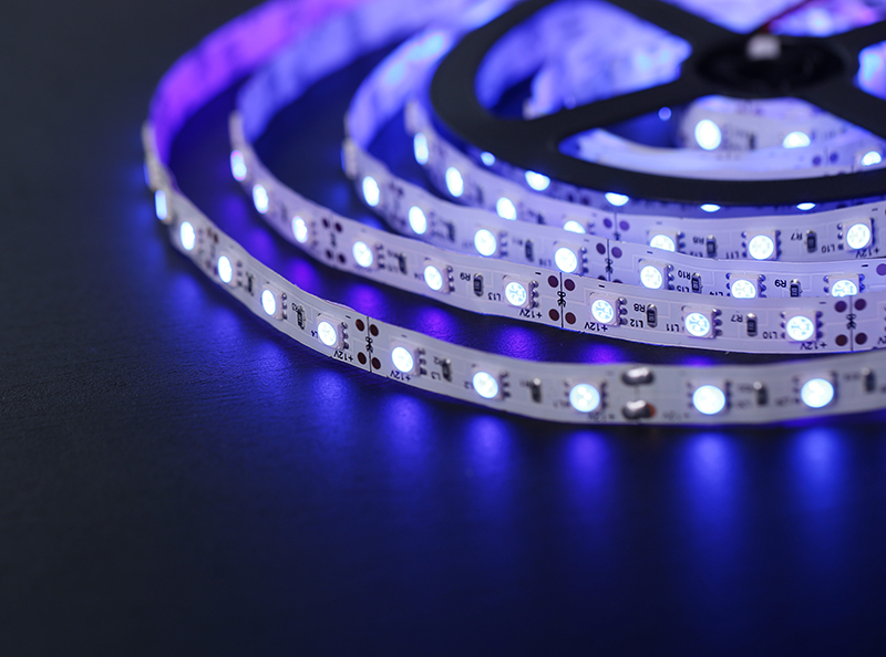 blue LED strip light