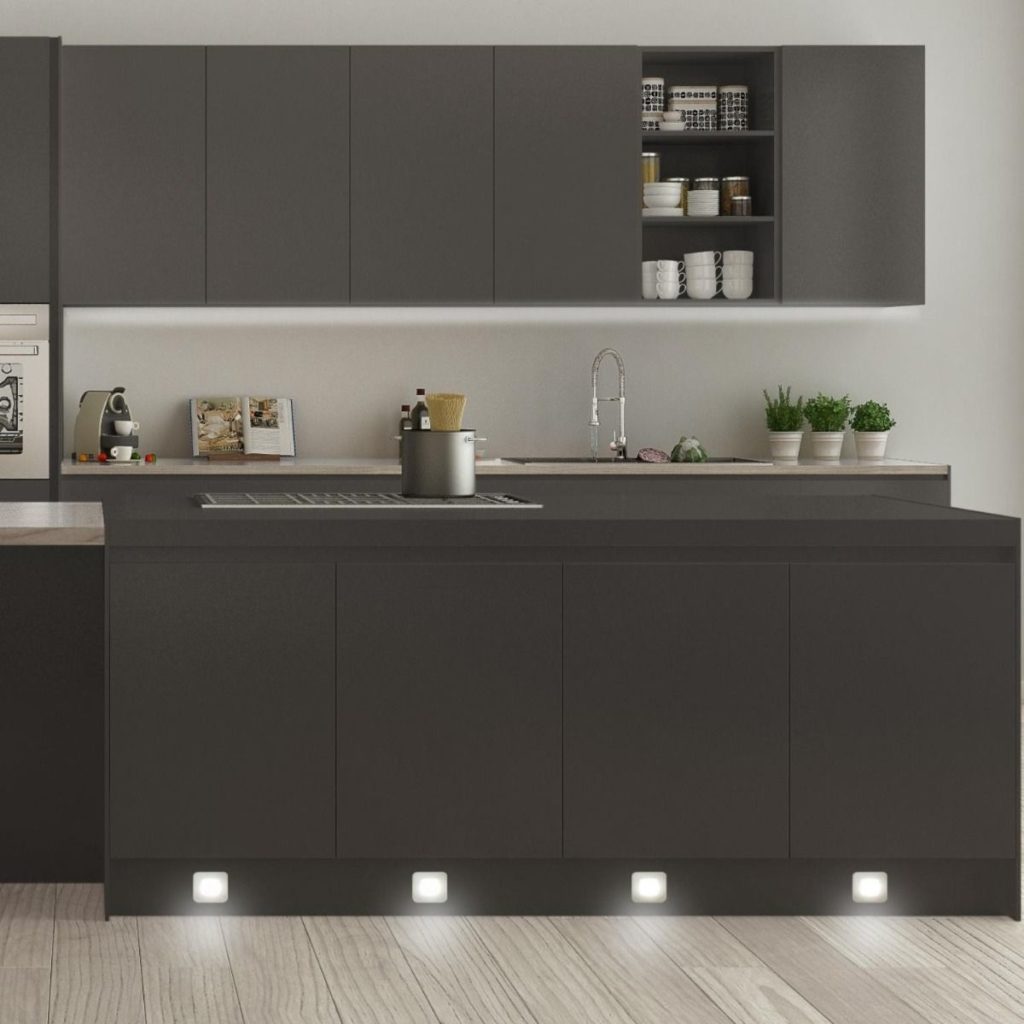 LED Plinth Light Kit x4 Natural While LED 4000K