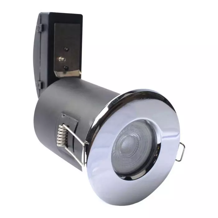 Simple Lighting IP65 Shower Fixed Fire Rated Downlight - Polished Chrom