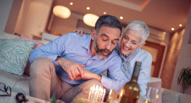 Simple Lighting Blog - Couple celebrating in a well lit room