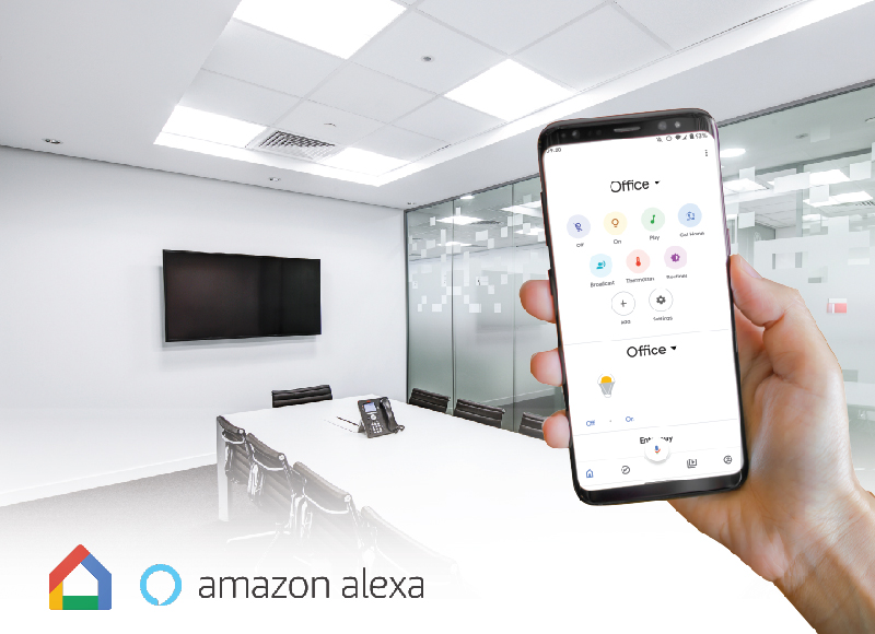 Alexa and Google Home Powered LED Panel Lights
