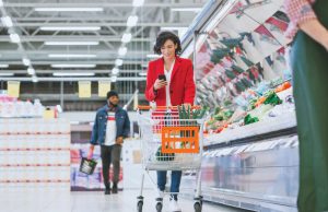 girl in the grocery