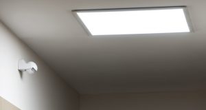 panel light with a light sensor
