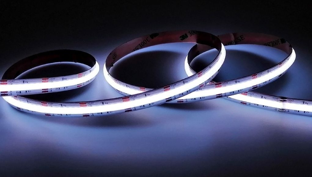 LED strip in white