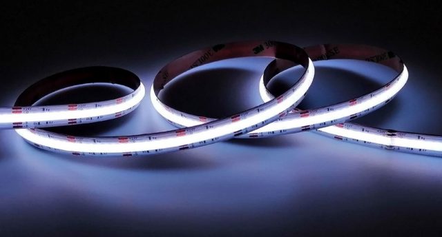 LED strip in white