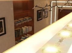 LED strip with warm white light