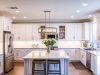 kitchen with white dominant interior