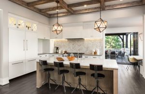 Kitchen with Pendant lights