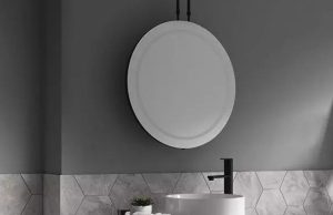 LED Bathroom Mirror with cool white light