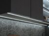 LED strip light under a kitchen cabinet