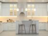 kitchen with wall lights and under cabinet lights