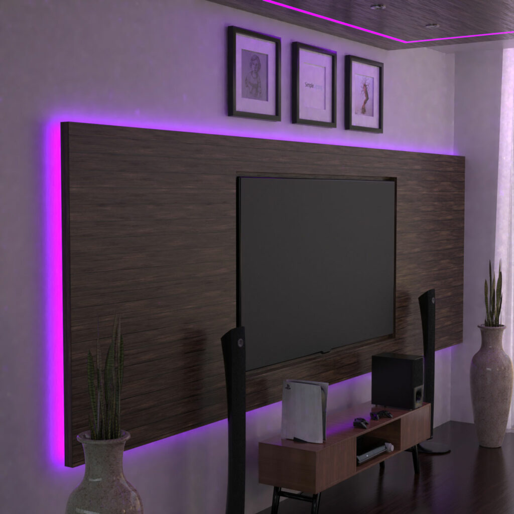 Boosting Your Viewing Experience Benefits of LED Strips for TV Wall