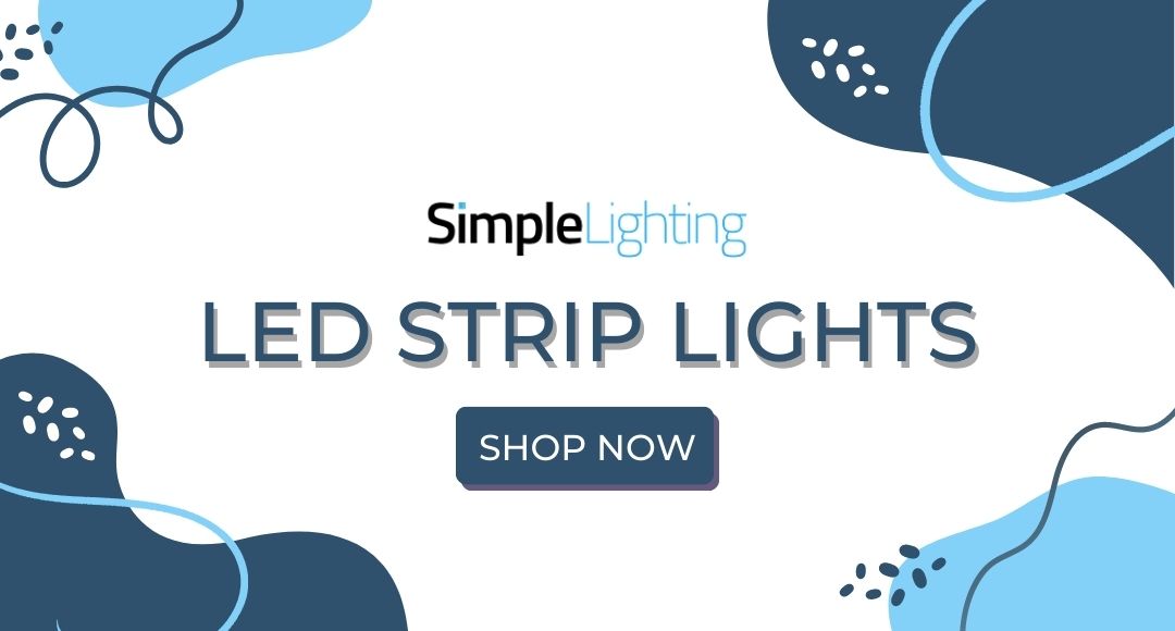 LED strip lights banner