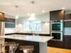 kitchen with wooden floors