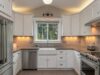 warm kitchen with cabinet lights