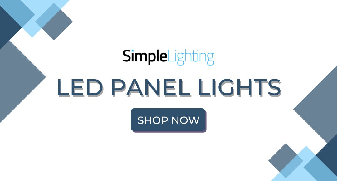 LED panel lights banner