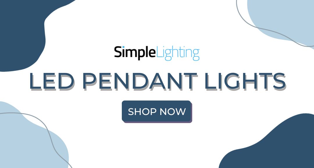LED pendant light banner