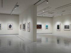 gallery with track lights