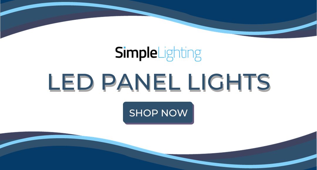 LED panel lights banner