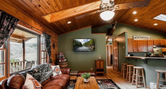 warm living room