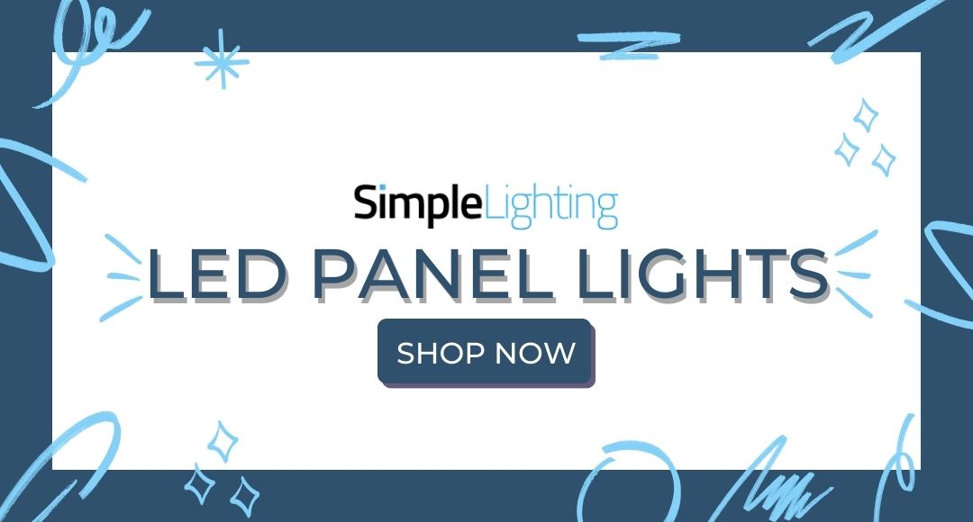 LED panel lights banner