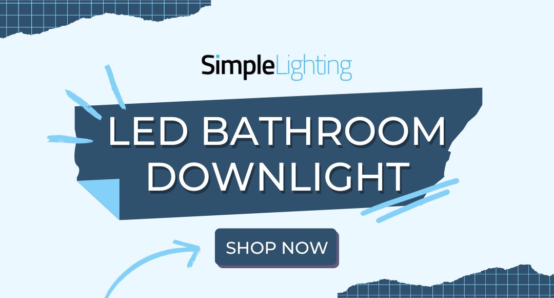 LED bathroom downlight banner