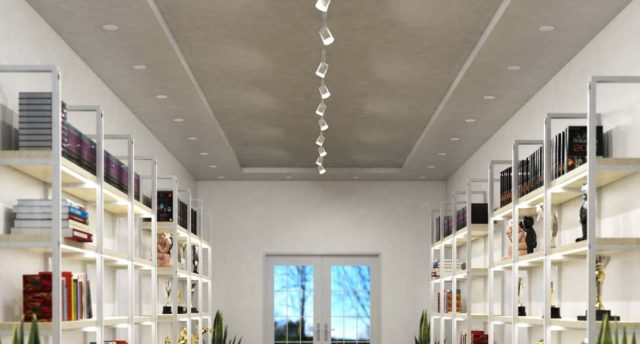 hallway with natural white light